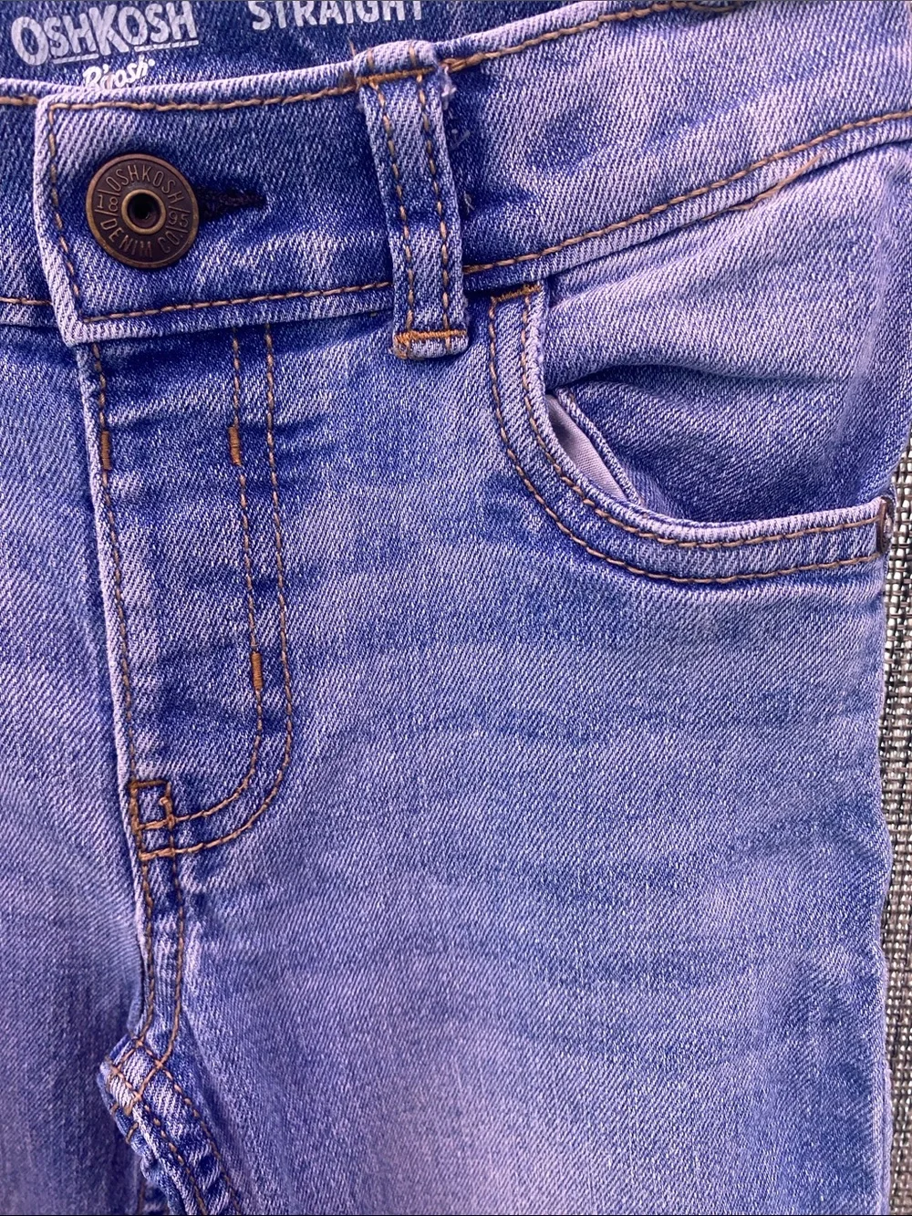 OshKosh B'gosh Kids Straight Leg Jeans - Blue Size 3T